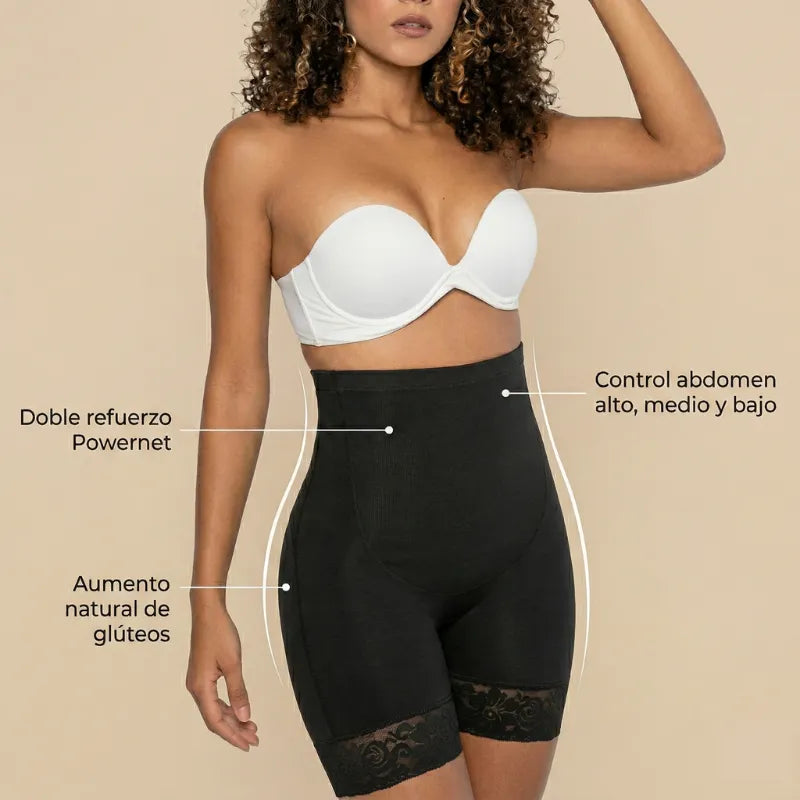 Recupera tu figura con este short que moldea tu abdomen.